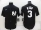 MLB New York Yankees #3 Ruth Black Nike Game Jersey