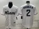 MLB Miami Marlins #2 Jazz Chisholm Jr. White Nike Game Jersey