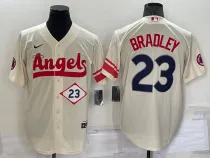 MLB Los Angeles Angels #23 Archie Bradley  Cream 2022 City Connect Jersey