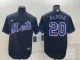 MLB New York Mets #20 Pete Alonso 2022 Black Nike Game Jersey