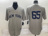 MLB New York Yankees #65 Nestor Cortes Grey Nike Game Jersey