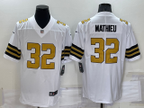 Men's New Orleans Saints #32 Tyrann Mathieu White Color Rush Limited Jersey