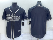 Men's Las Vegas Raiders Blank Black Baseball Jersey
