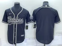 Men's Las Vegas Raiders Blank Black Baseball Jersey