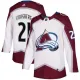 Men's Colorado Avalanche #21 Peter Forsberg NHL White Adidas Jersey