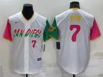 MLB San Diego Padres #7 Ha Seong Kim White 2022 City Connect Jersey