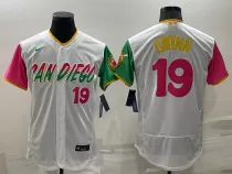 MLB San Diego Padres #19 Tony Gwynn White 2022 City Connect Flex Base Elite Jersey