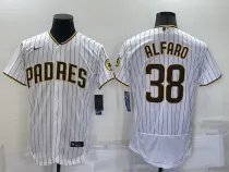 MLB San Diego Padres #38 Jorge Alfaro White Flex Base Elite Jersey