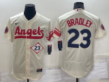 MLB Los Angeles Angels #23 Archie Bradley 2022 Cream City Connect Flex Base  Elite Jersey