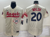 MLB Los Angeles Angels #20 Jared Wals 2022 Cream City Connect Flex Base  Elite Jersey