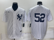 MLB New York Yankees #52 C.C. Sabathia White White Nike Game Jersey