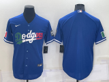 MLB Los Angeles Dodgers Blank Blue Nike Jersey