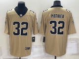 Men's New Orleans Saints #32 Tyrann Mathieu Gold Inverted Legend Limited Jersey