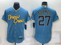 MLB Milwaukee Brewers #27 Adames 2022 City Connect Flex Elite Jersey