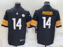 Men's Pittsburgh Steelers #14 Pickens 2022 Black Vapor Untouchable Limited Jersey