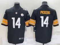 Men's Pittsburgh Steelers #14 Pickens 2022 Black Vapor Untouchable Limited Jersey