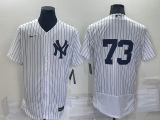 MLB New York Yankees #73 Michael King  White Flex Base Elite Jersey