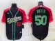 MLB Los Angeles Dodgers #50 Mookie Betts Black Throwback Jersey
