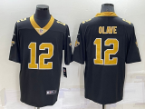 Men's New Orleans Saints #12 Olave Black Vapor Untouchable Limited Jersey