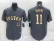 MLB Boston Red Sox #11 Devers Charcoal 2022 All-Star Jersey