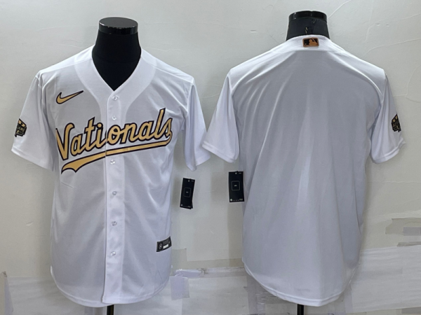 MLB Washington Nationals Blank Charcoal 2022 All-Star Jersey