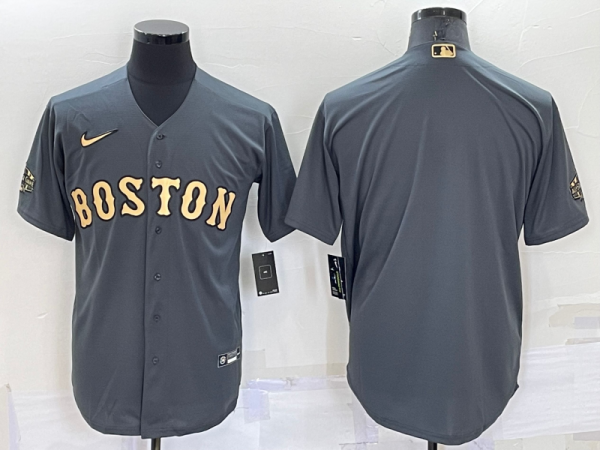 MLB Boston Red Sox Blank Charcoal 2022 All-Star Jersey