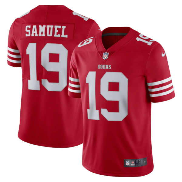 Men's San Francisco 49ers #19 Deebo Samuel 2022 New Red Vapor Untouchable Limited Jersey