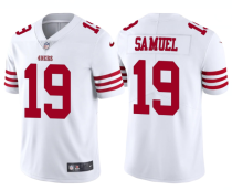 Men's San Francisco 49ers #19 Deebo Samuel 2022 New White Vapor Untouchable Limited Jersey