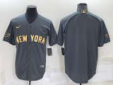 MLB New York Yankees Blank Charcoal 2022 All-Star Jersey