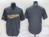 MLB Minnesota Twins Blank Charcoal 2022 All-Star Jersey