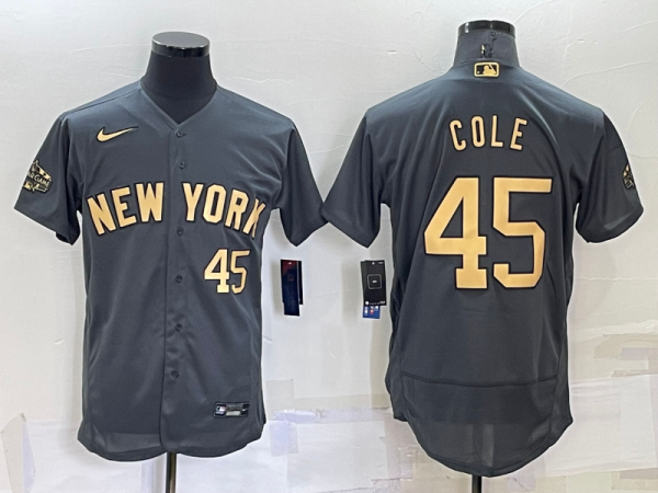 MLB New York Yankees #45 Gerrit Cole 2022 All-Star Flex Base Elite Jersey