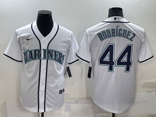 MLB Seattle Mariners #44 Julio Rodríguez White Game Nike Jersey