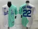 MLB Los Angeles Dodgers #22 Bad Bunny White/Green 2022 All-Star Jersey