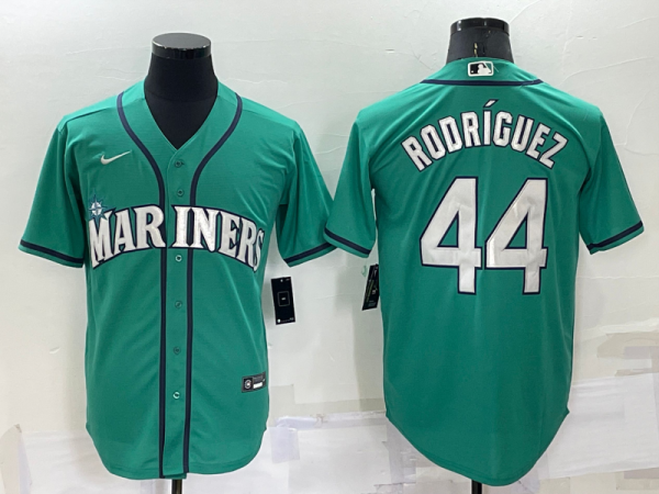 MLB Seattle Mariners #44 Julio Rodríguez Green Game Nike Jersey