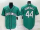 MLB Seattle Mariners #44 Julio Rodríguez Green Game Nike Jersey