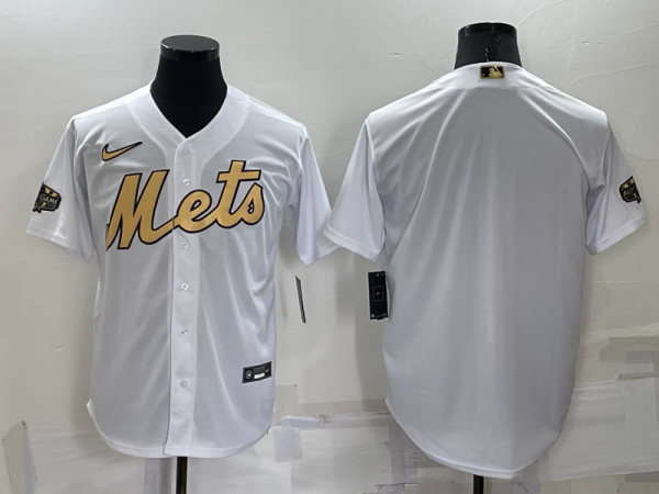 MLB New York Mets Blank 2022 All-Star White Jersey