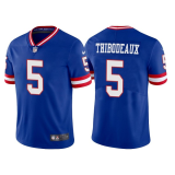 Men's New York Giants #5 Kayvon Thibodeaux Royal Vapor Untouchable Limited Jersey