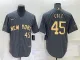 MLB New York Yankees #45 Gerrit Cole Charcoal 2022 All-Star Jersey