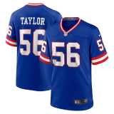 Men's New York Giants #56 Lawrence Taylor Royal Vapor Untouchable Limited Jersey