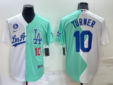 MLB Los Angeles Dodgers #10 Turner White/Green 2022 All-Star Jersey