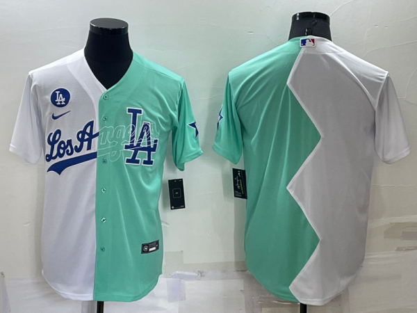 MLB Los Angeles Dodgers Blank White/Green 2022 All-Star Jersey