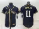 MLB Boston Red Sox #11 Devers Black/Gold Flex Elite Jersey