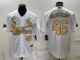 MLB Cardinals #46 Goldschmidt White 2022 All-Star Jersey