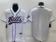 Men's Buffalo Bills Blank White Baseball Nike Jersey