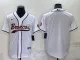 Men's Denver Broncos Blank White Baseball Nike Jersey