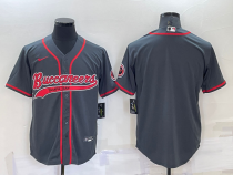 Men's Tampa Bay Buccaneers Grey Baseball Nike Jersey