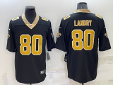 Men's New Orleans Saints #80 Landry Black Vapor Untouchable Limited Jersey