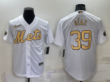 MLB New York Mets #39 Edwin Díaz 2022 All-Star White Jersey