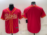 Men's Kansas City Chiefs Blank Red Baseball Nike Jersey