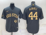 MLB Houston Astros #44 Yordan Alvarez Charcoal 2022 All-Star Jersey